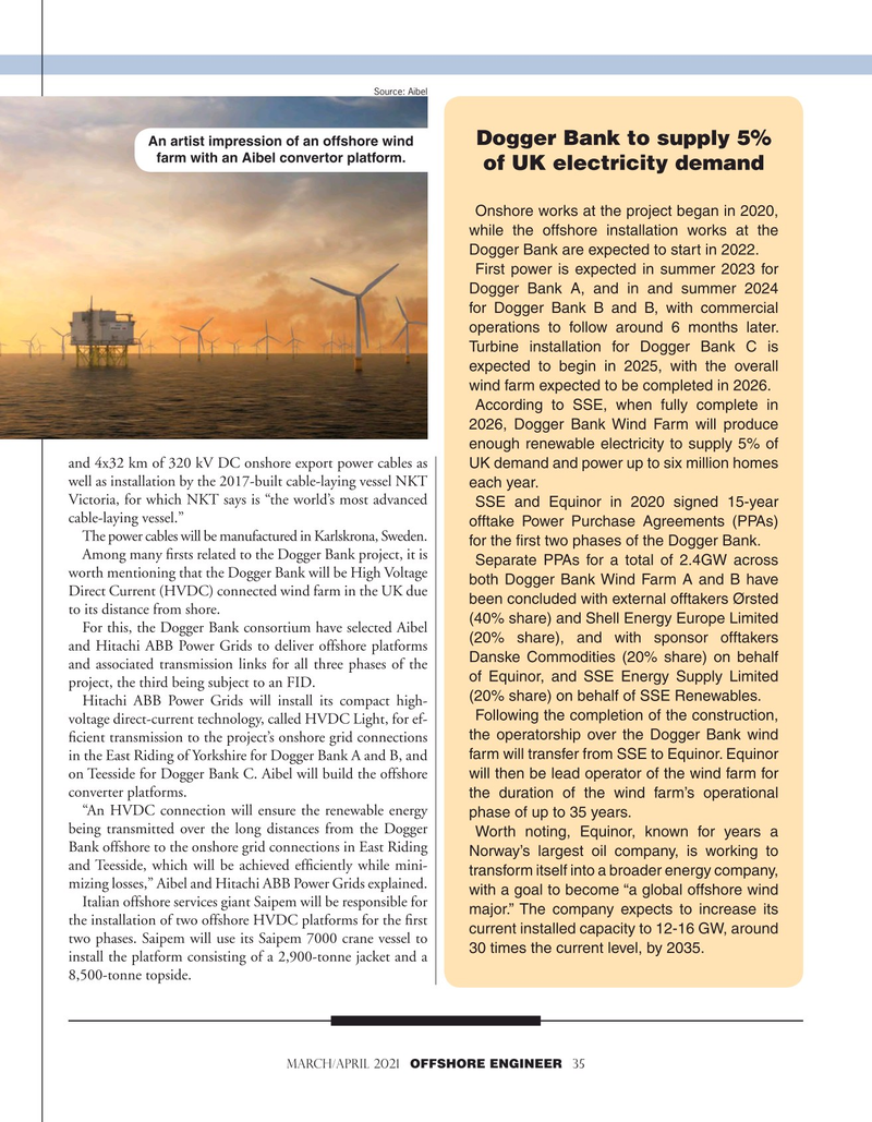 Offshore Engineer Magazine, page 35,  Mar 2021