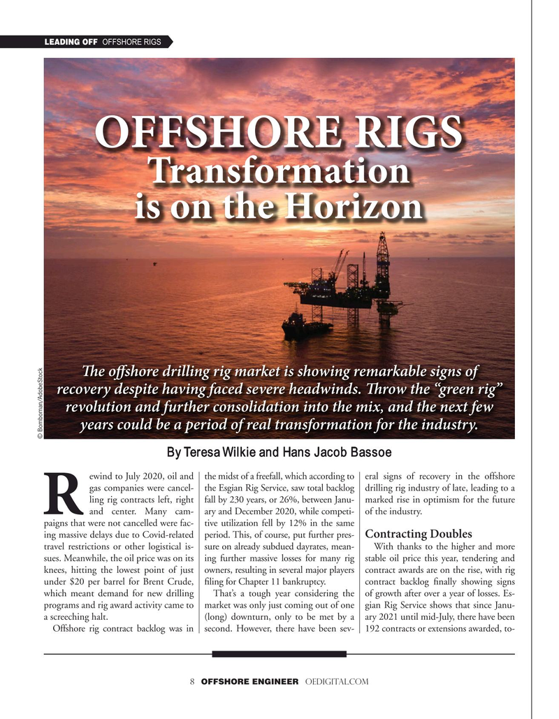 Offshore Engineer Magazine, page 8,  Jul 2021