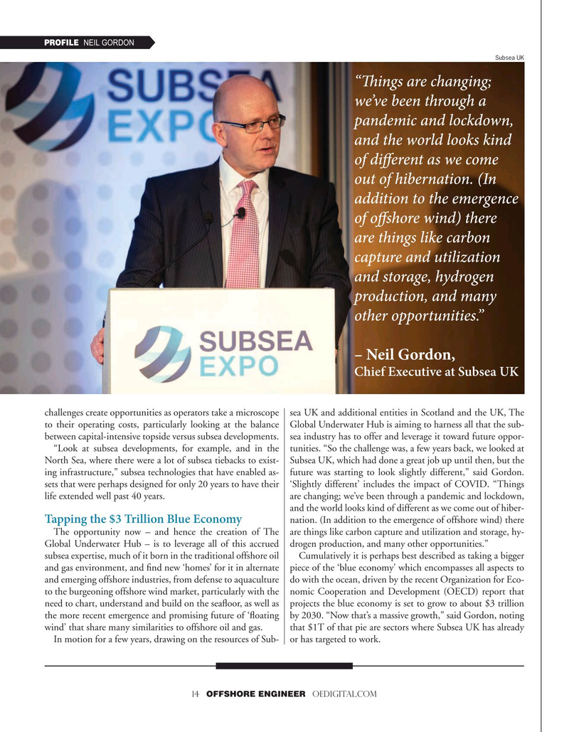 Offshore Engineer Magazine, page 14,  Jul 2021
