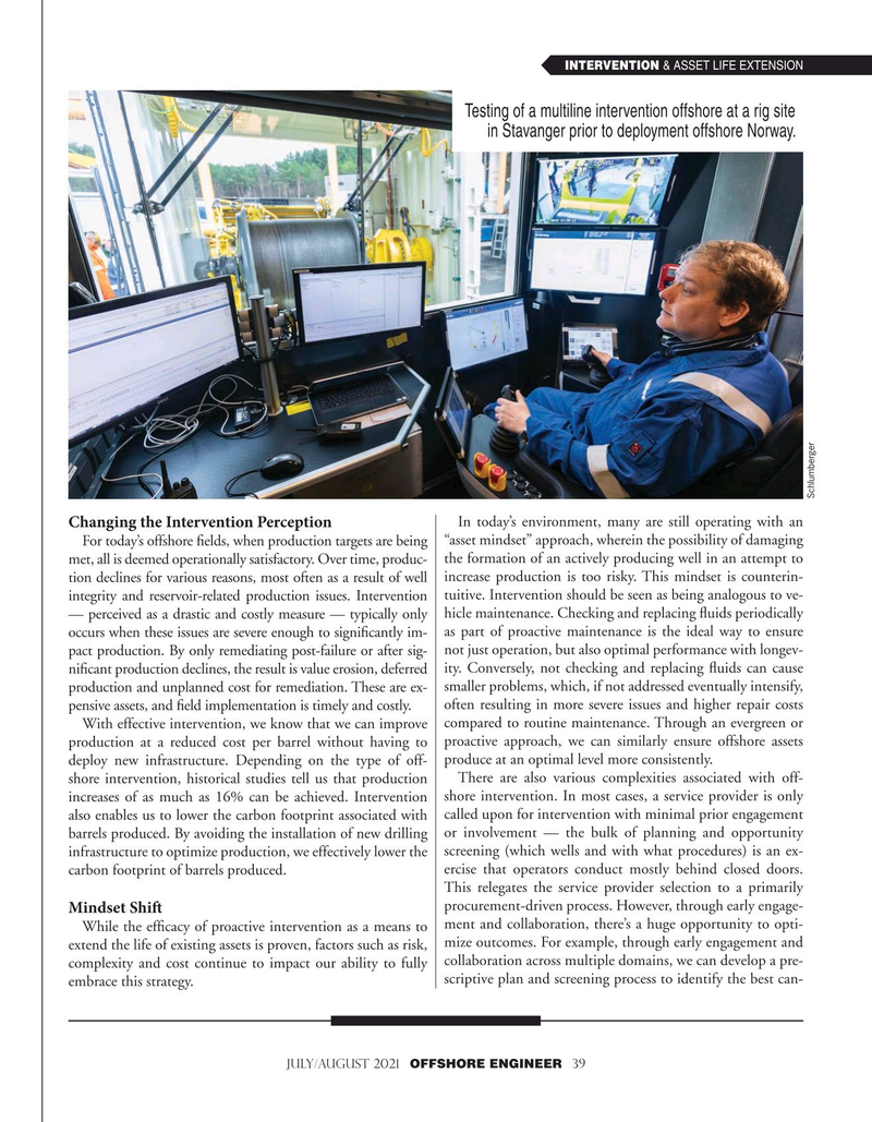 Offshore Engineer Magazine, page 39,  Jul 2021