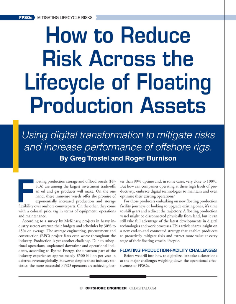 Offshore Engineer Magazine, page 18,  Sep 2021