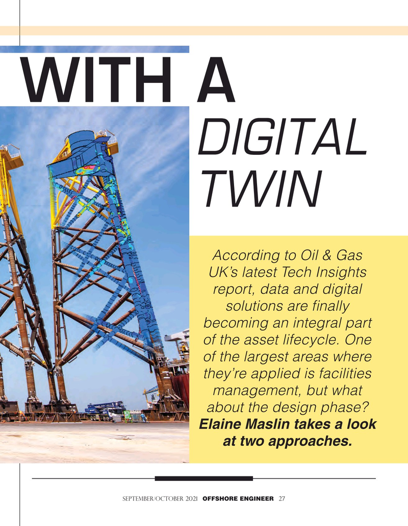 Offshore Engineer Magazine, page 27,  Sep 2021