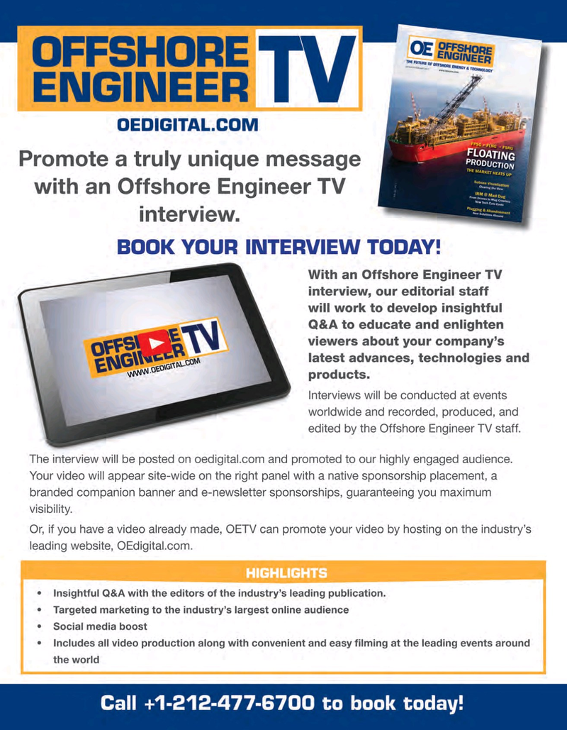 Offshore Engineer Magazine, page 1,  Sep 2021