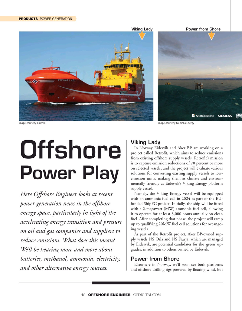 Offshore Engineer Magazine, page 46,  Sep 2021