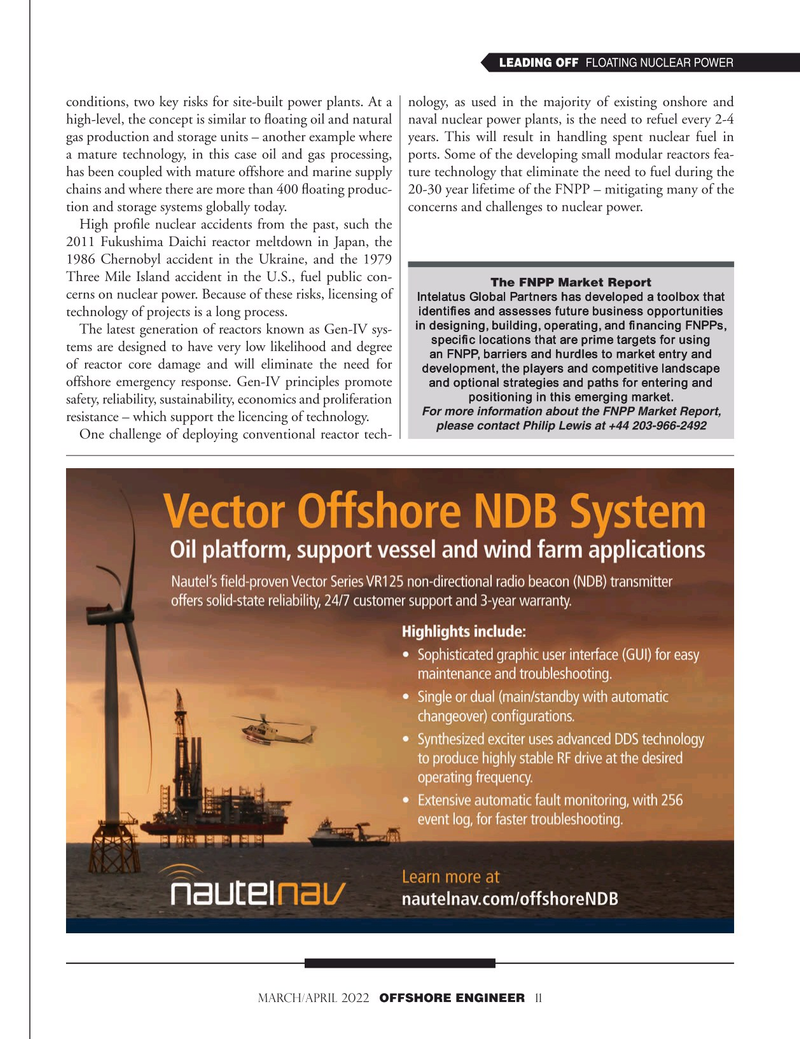 Offshore Engineer Magazine, page 11,  Mar 2022