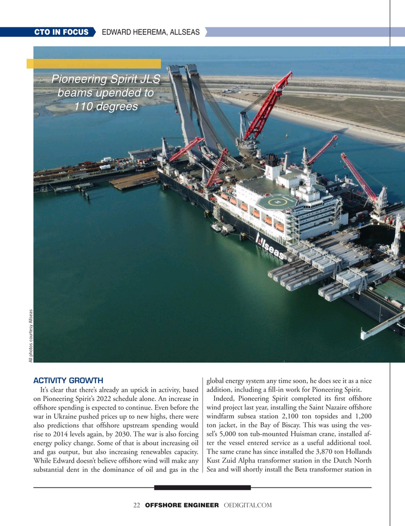 Offshore Engineer Magazine, page 22,  Mar 2022