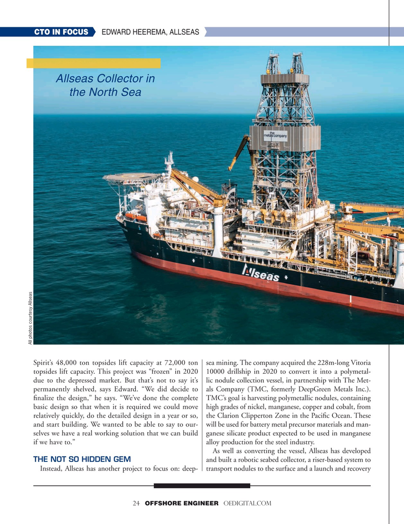 Offshore Engineer Magazine, page 24,  Mar 2022