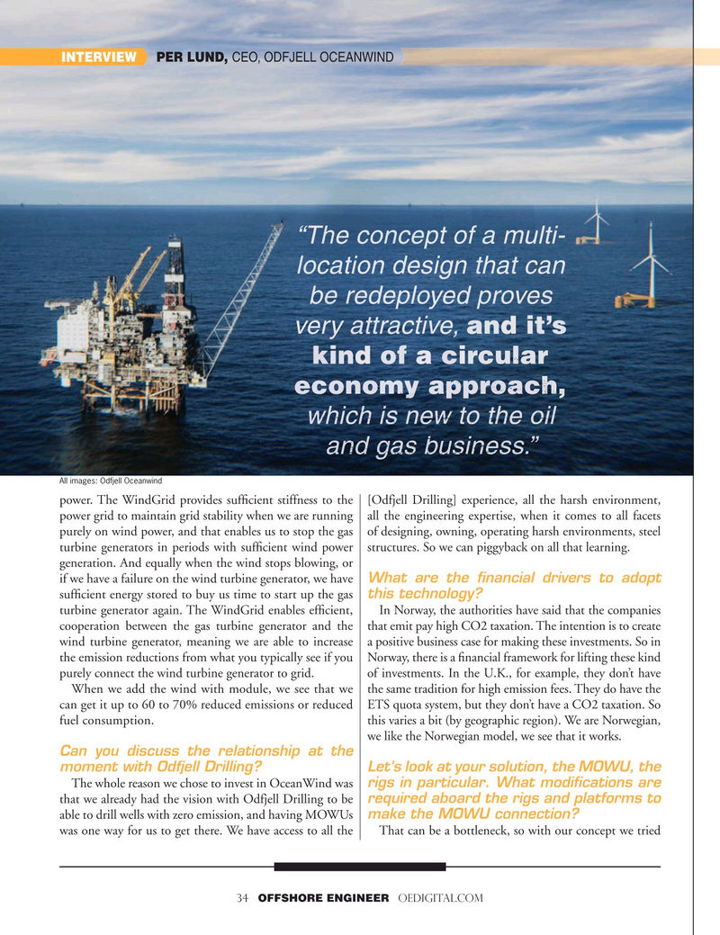 Offshore Engineer Magazine, page 34,  Mar 2022