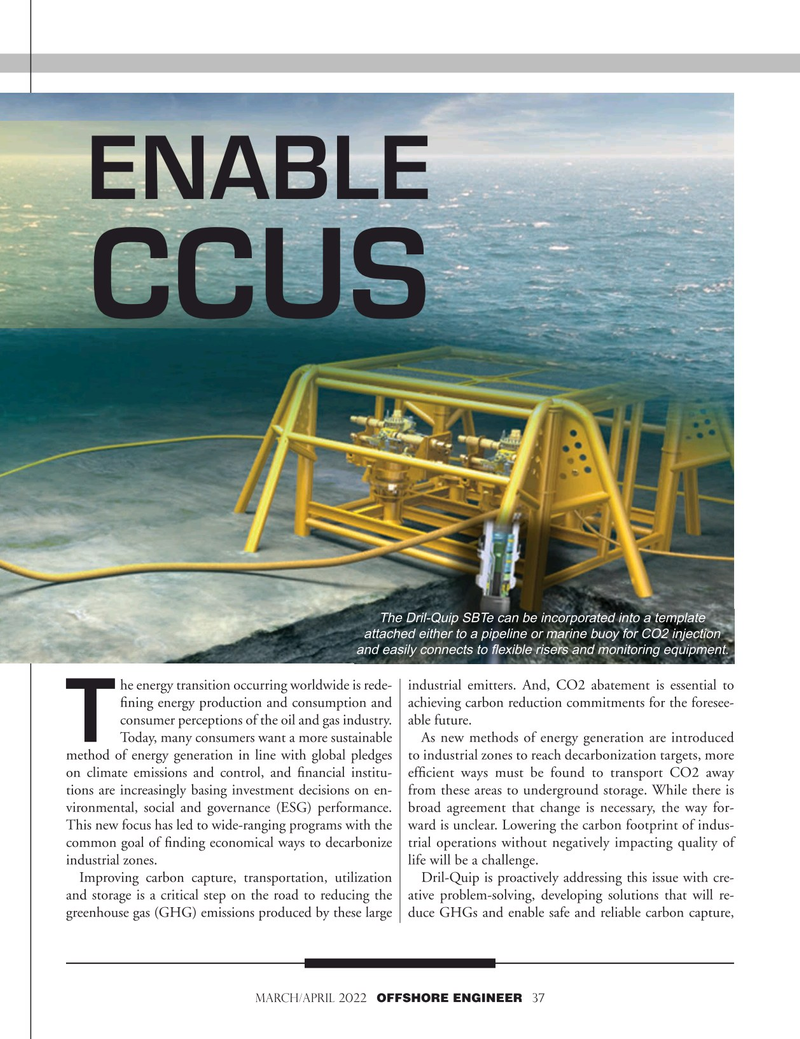 Offshore Engineer Magazine, page 37,  Mar 2022