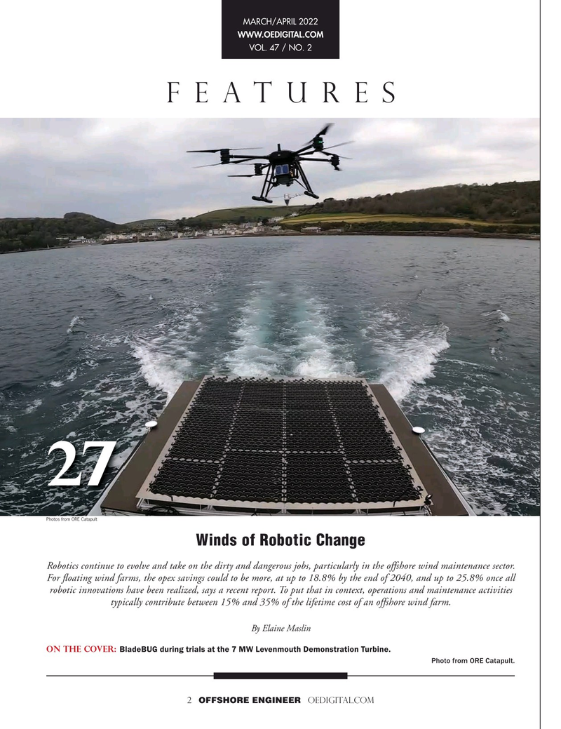 Offshore Engineer Magazine, page 2,  Mar 2022