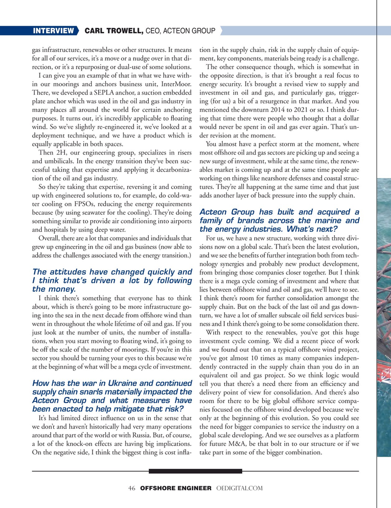 Offshore Engineer Magazine, page 46,  Sep 2022