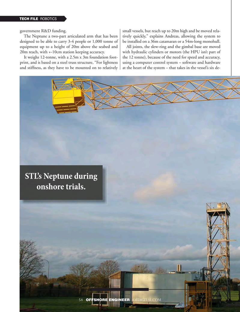 Offshore Engineer Magazine, page 54,  Nov 2022