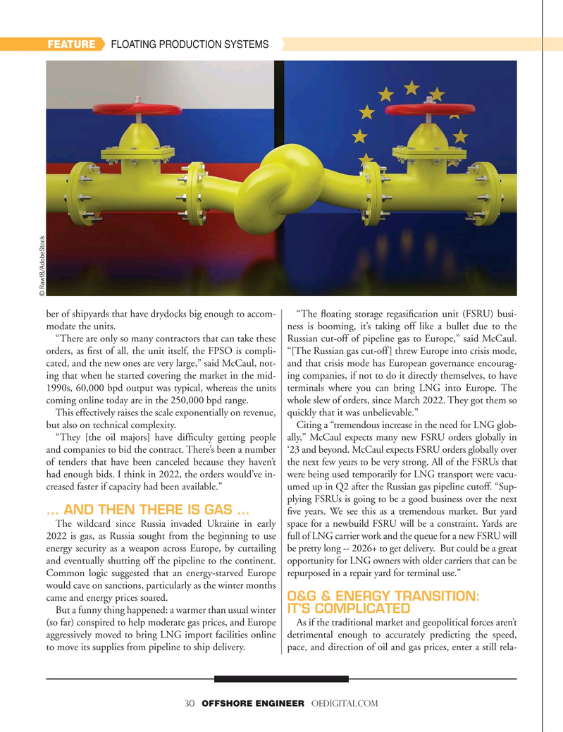 Offshore Engineer Magazine, page 30,  Jan 2023