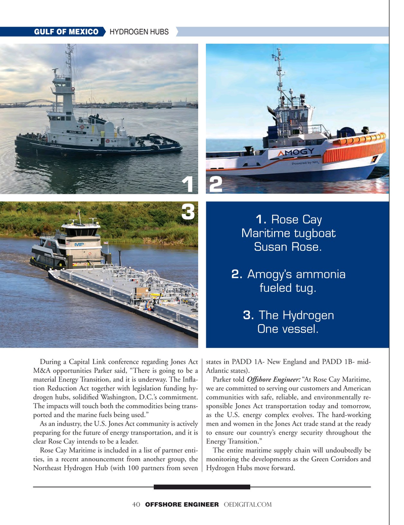 Offshore Engineer Magazine, page 40,  Mar 2023