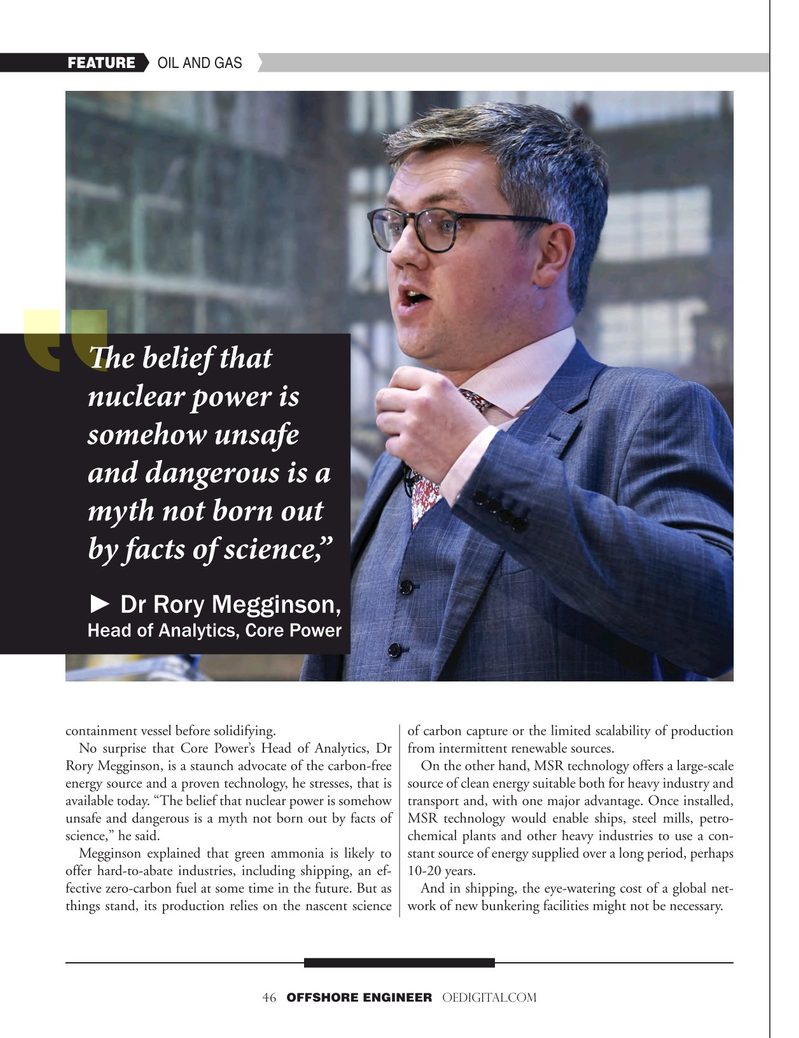Offshore Engineer Magazine, page 46,  Mar 2023