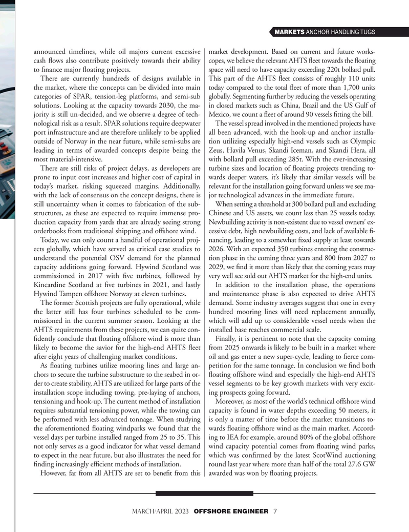 Offshore Engineer Magazine, page 7,  Mar 2023
