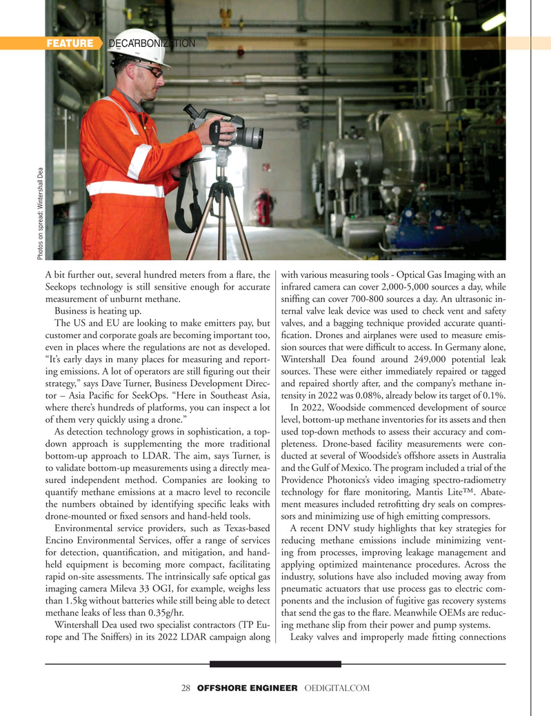 Offshore Engineer Magazine, page 28,  May 2023