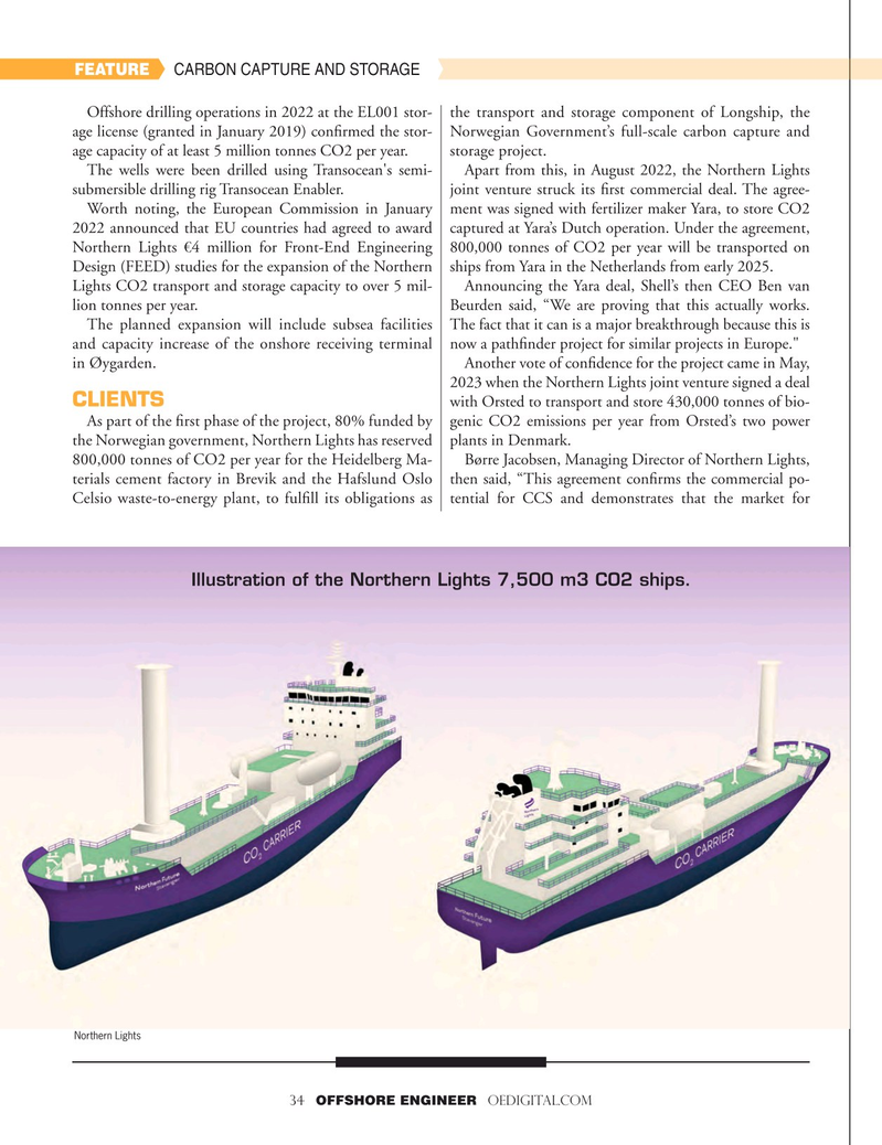 Offshore Engineer Magazine, page 34,  May 2023