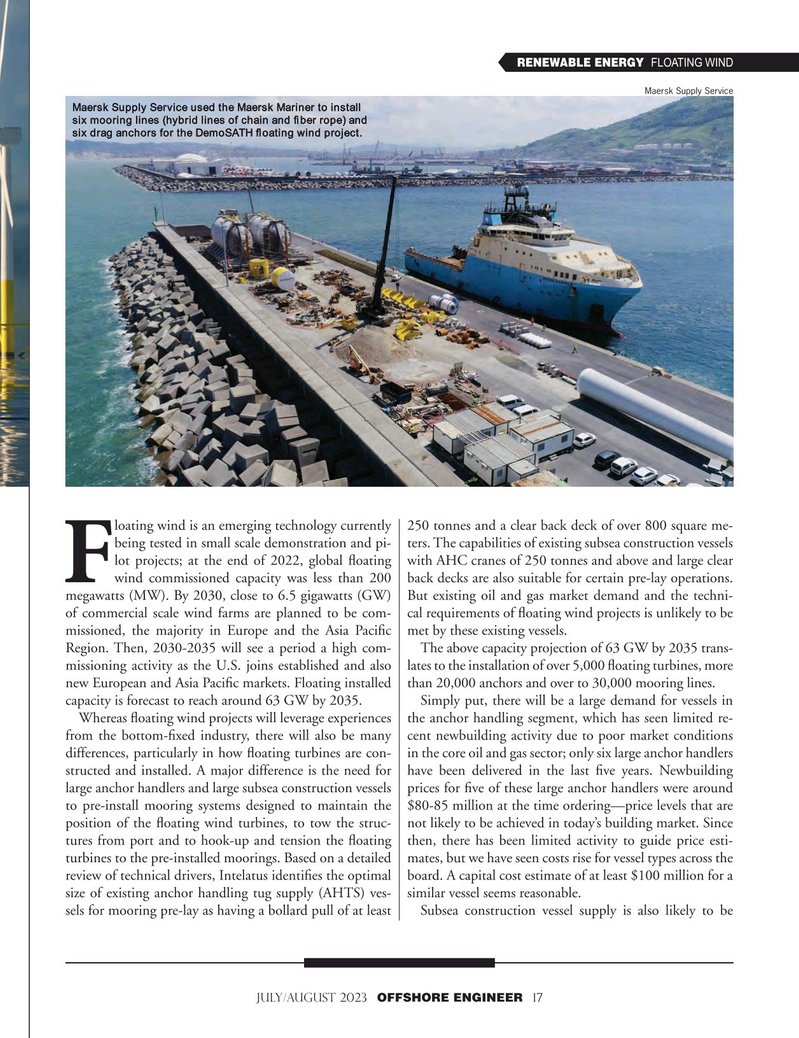 Offshore Engineer Magazine, page 17,  Jul 2023