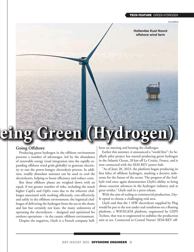 Offshore Engineer Magazine, page 21,  Jul 2023