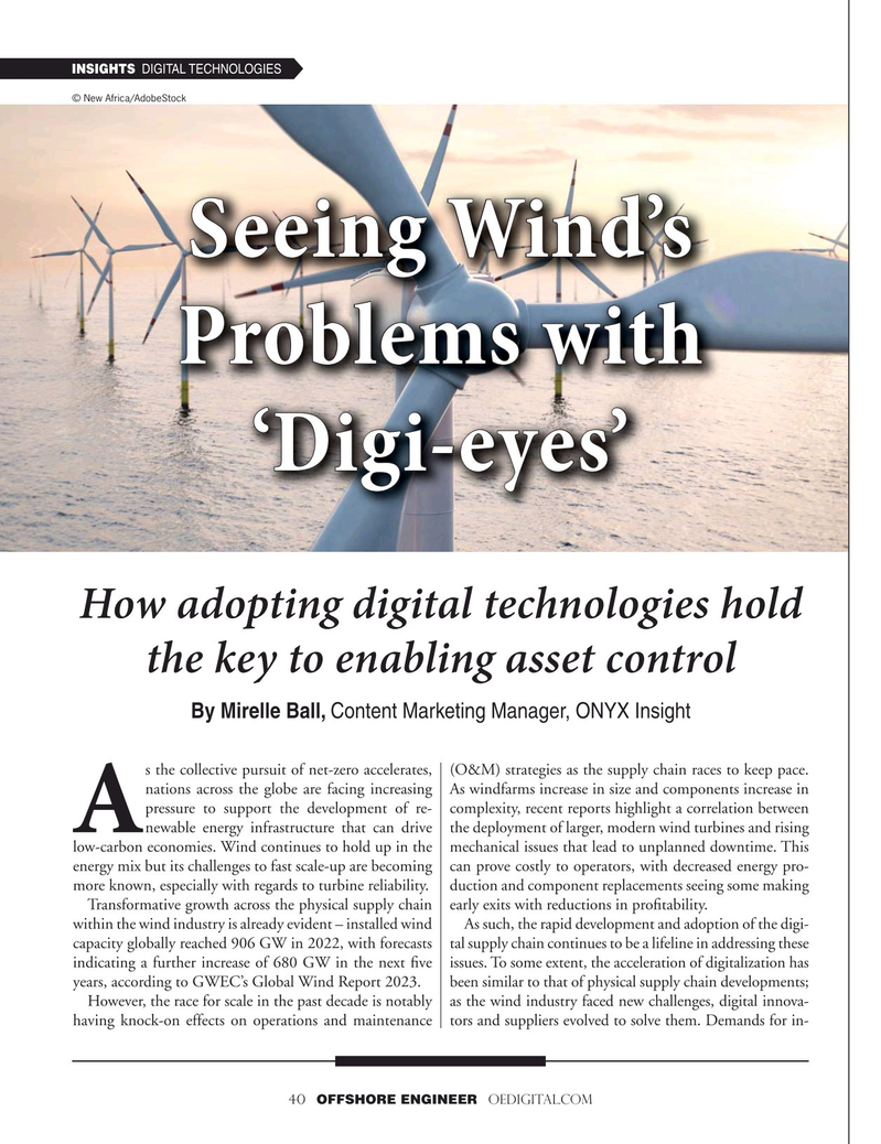 Offshore Engineer Magazine, page 39,  Sep 2023