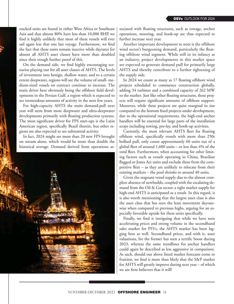 Offshore Engineer Magazine, page 13,  Nov 2023
