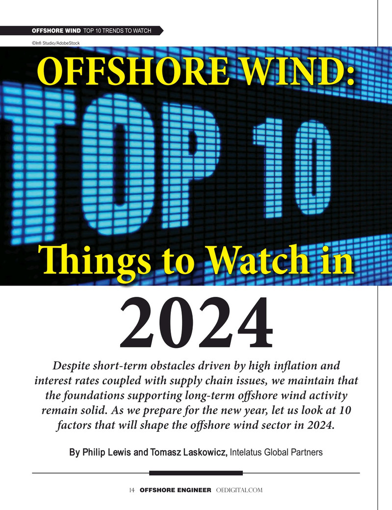 Offshore Engineer Magazine, page 14,  Nov 2023