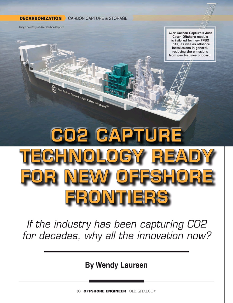 Offshore Engineer Magazine, page 30,  Nov 2023