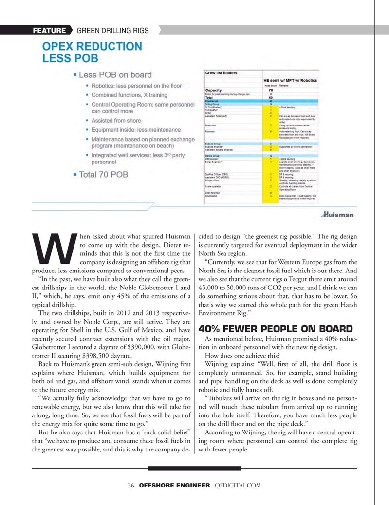 Offshore Engineer Magazine, page 36,  Nov 2023