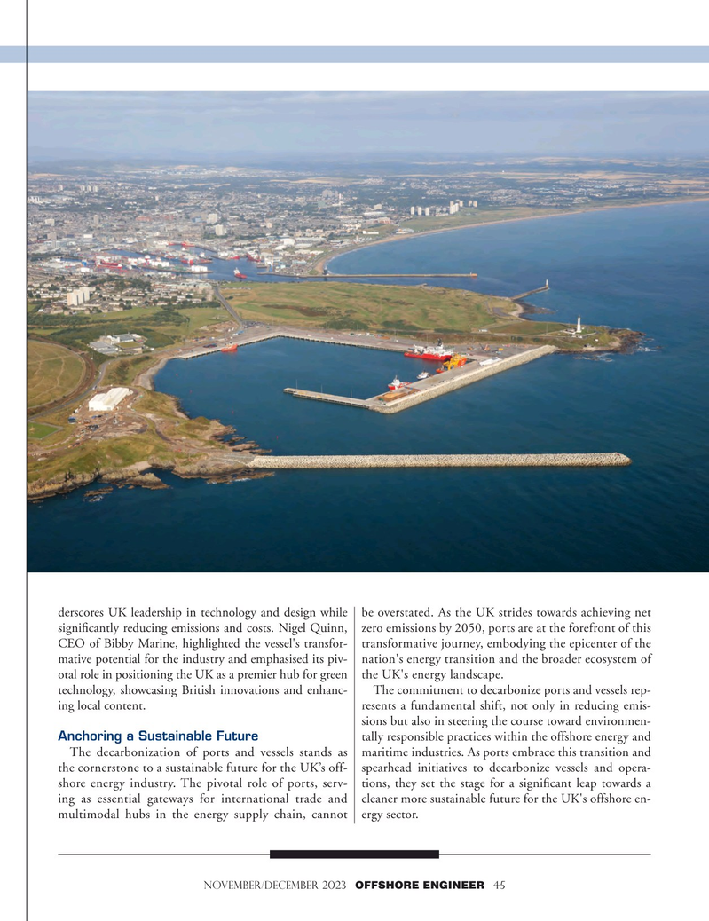 Offshore Engineer Magazine, page 45,  Nov 2023