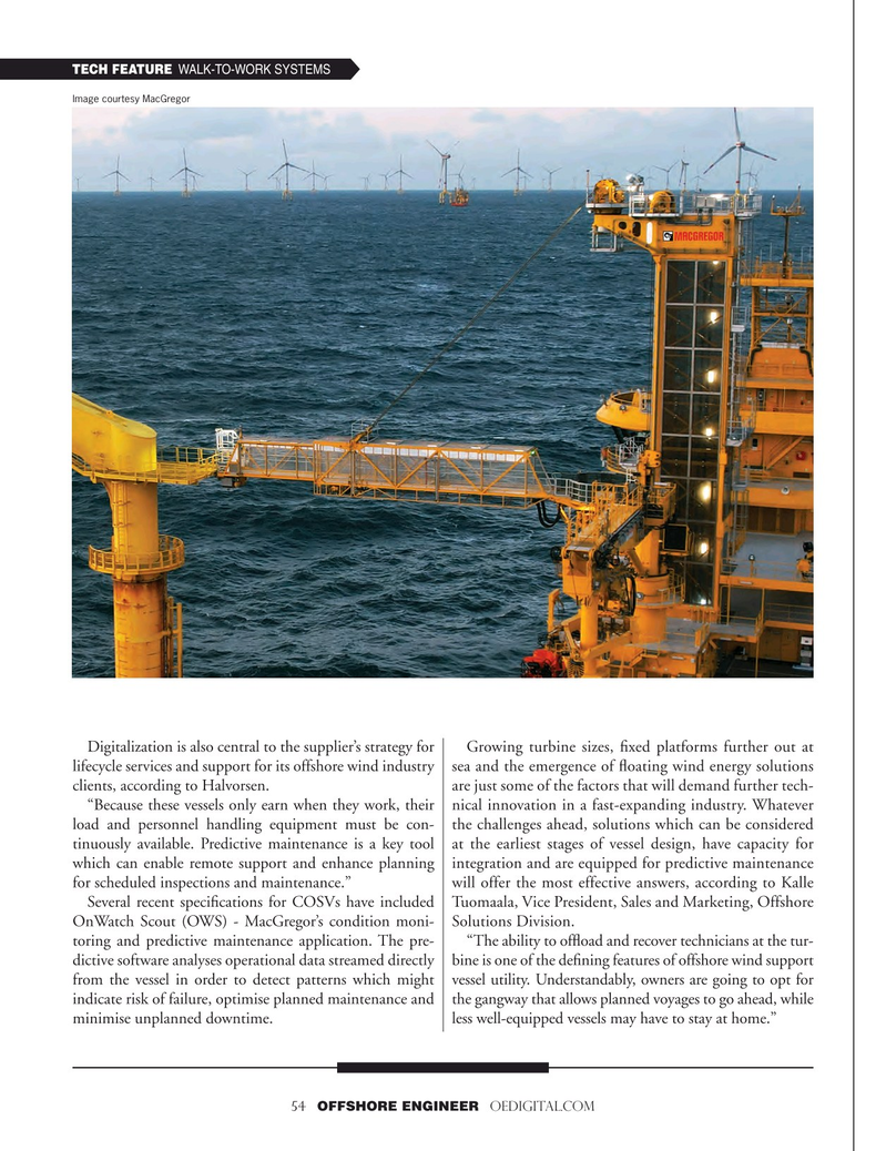 Offshore Engineer Magazine, page 54,  Nov 2023