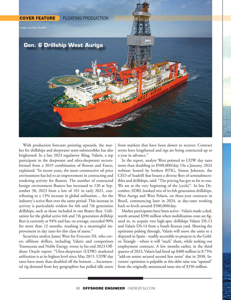 Offshore Engineer Magazine, page 30,  Jan 2024