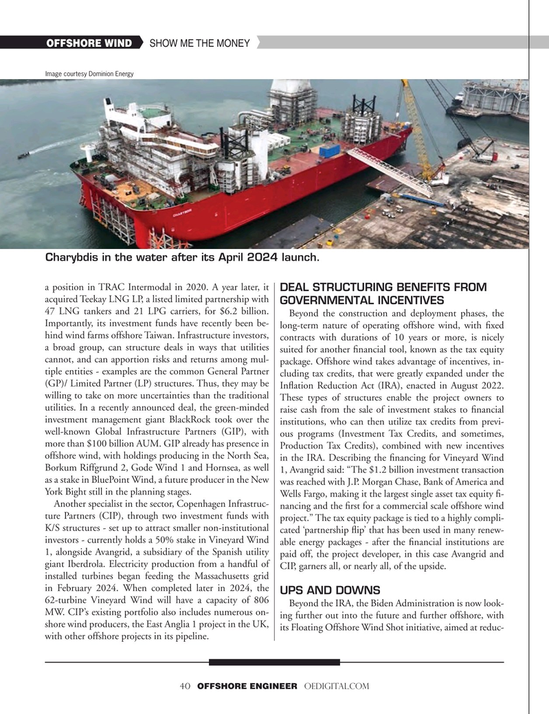 Offshore Engineer Magazine, page 40,  May 2024