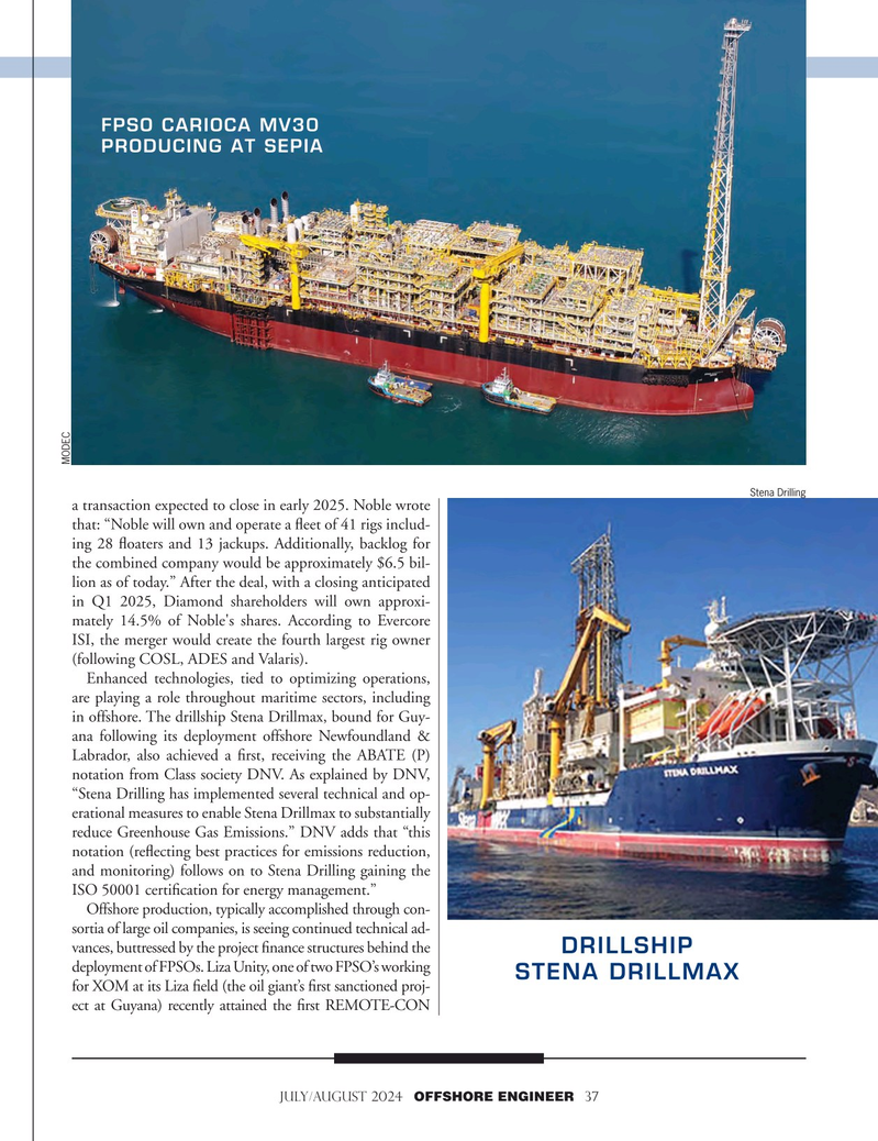 Offshore Engineer Magazine, page 37,  Jul 2024