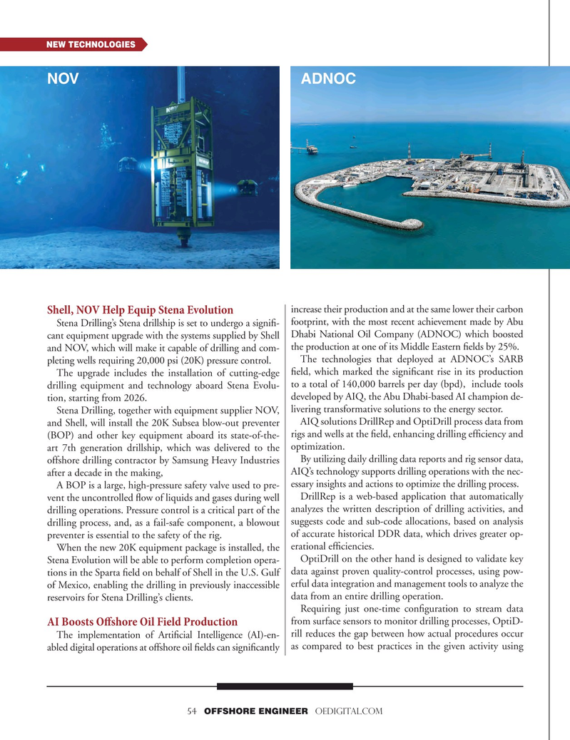 Offshore Engineer Magazine, page 54,  Jul 2024