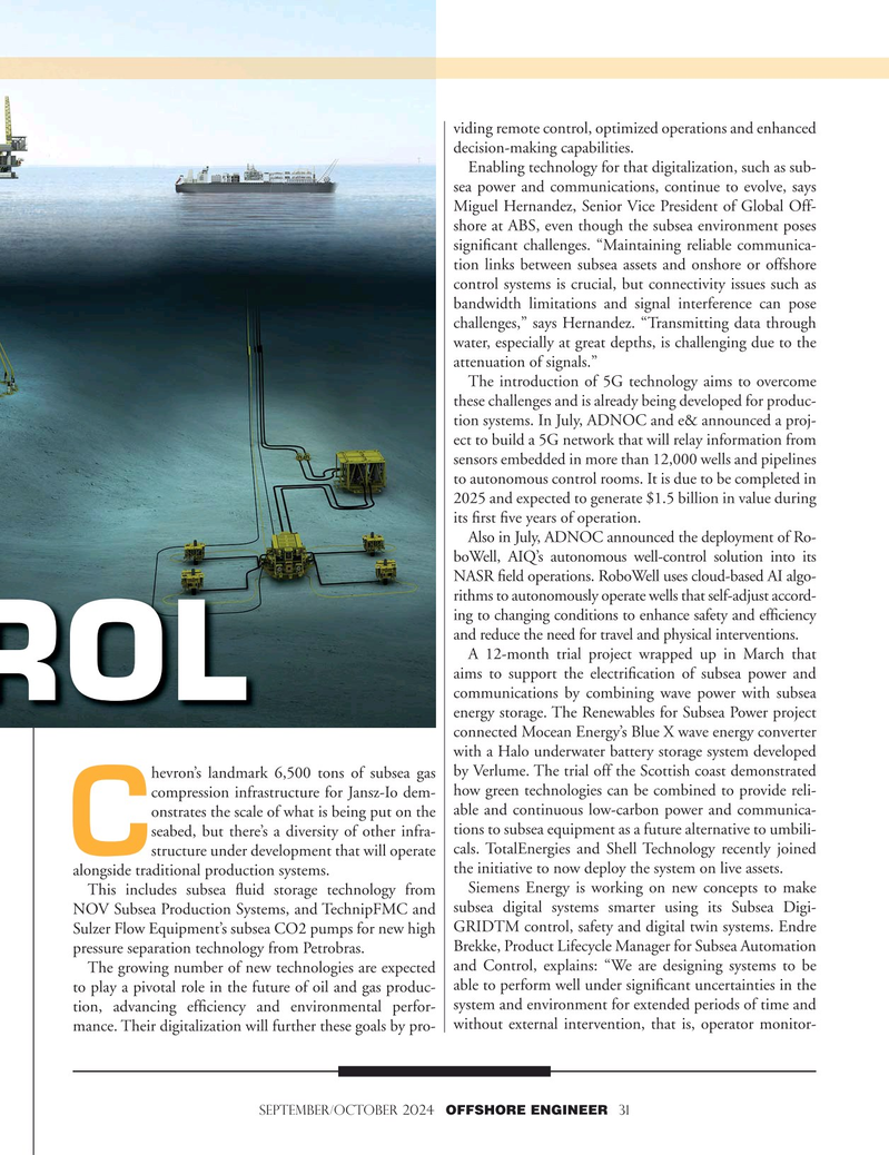 Offshore Engineer Magazine, page 31,  Sep 2024