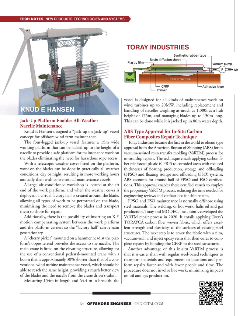 Offshore Engineer Magazine, page 64,  Sep 2024