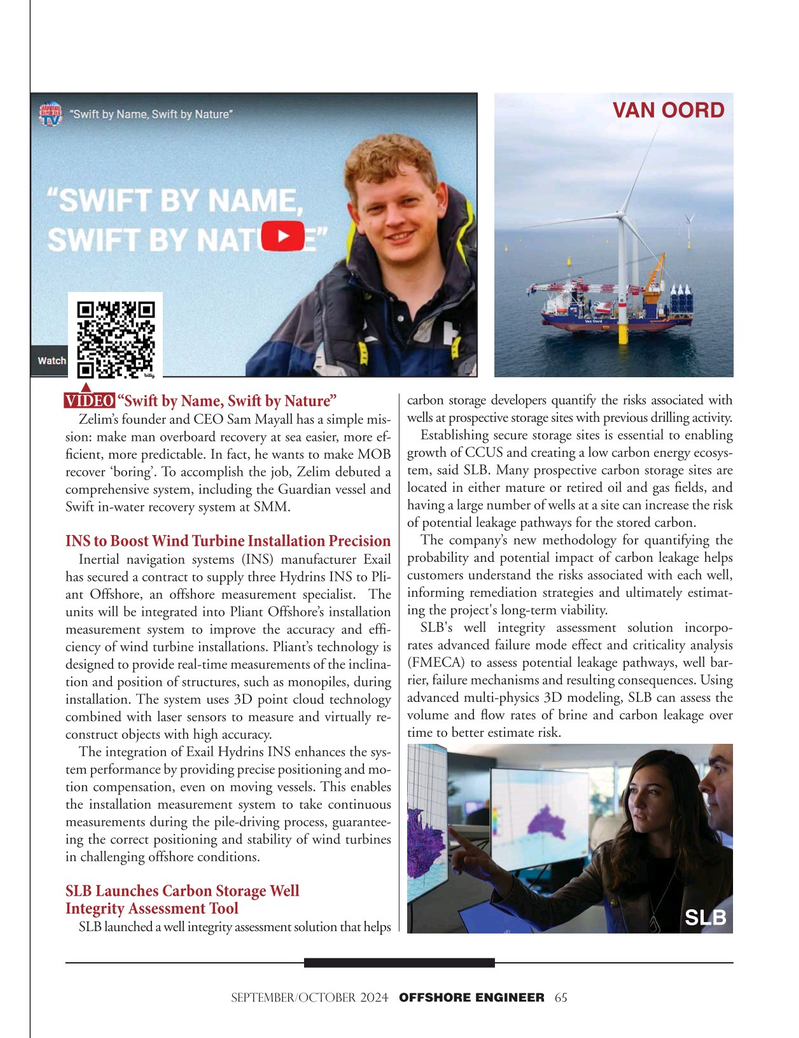 Offshore Engineer Magazine, page 65,  Sep 2024