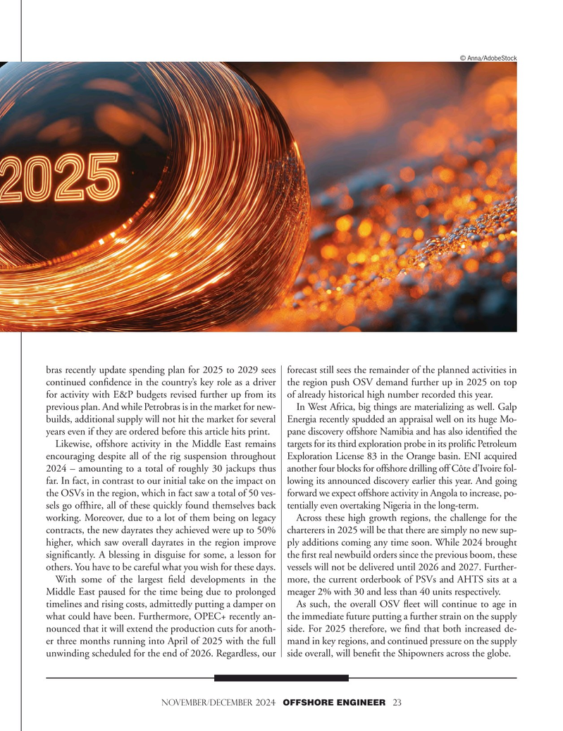 Offshore Engineer Magazine, page 23,  Nov 2024