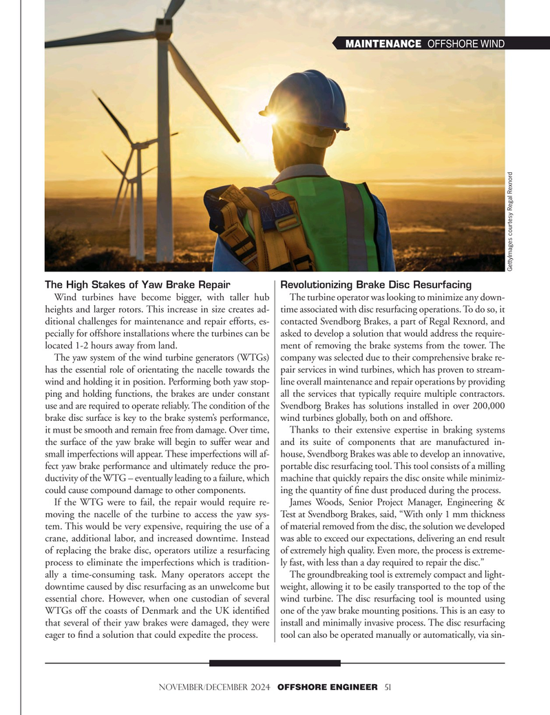 Offshore Engineer Magazine, page 51,  Nov 2024