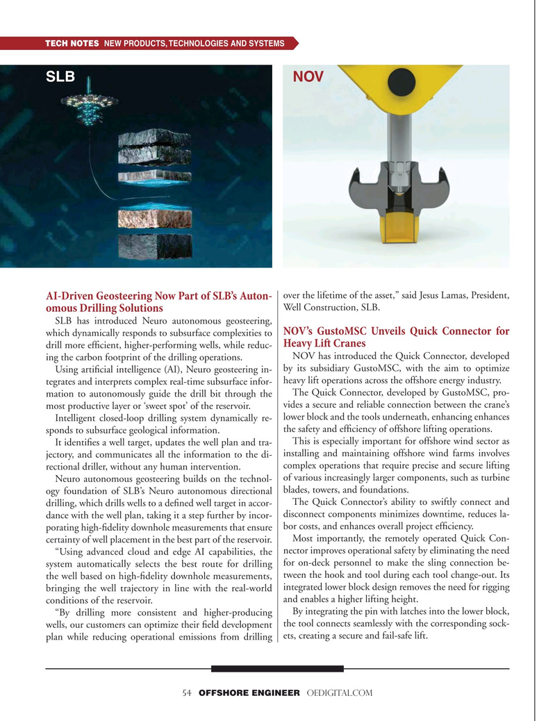 Offshore Engineer Magazine, page 54,  Nov 2024