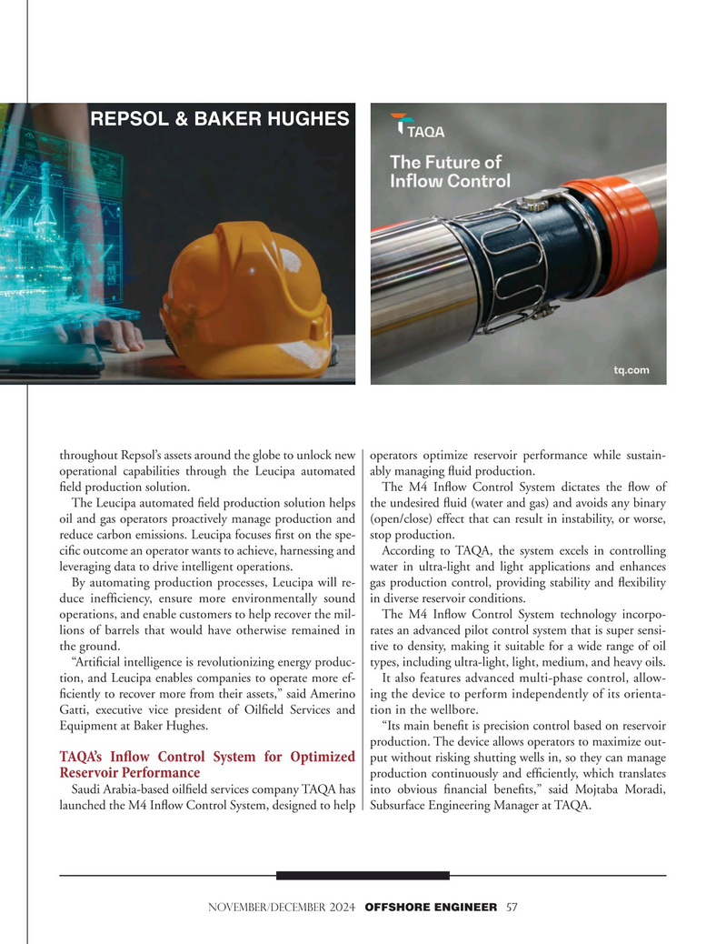 Offshore Engineer Magazine, page 57,  Nov 2024