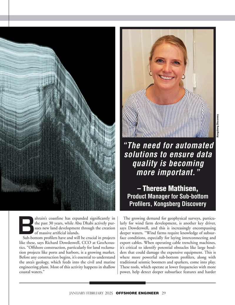 Offshore Engineer Magazine, page 29,  Jan 2025