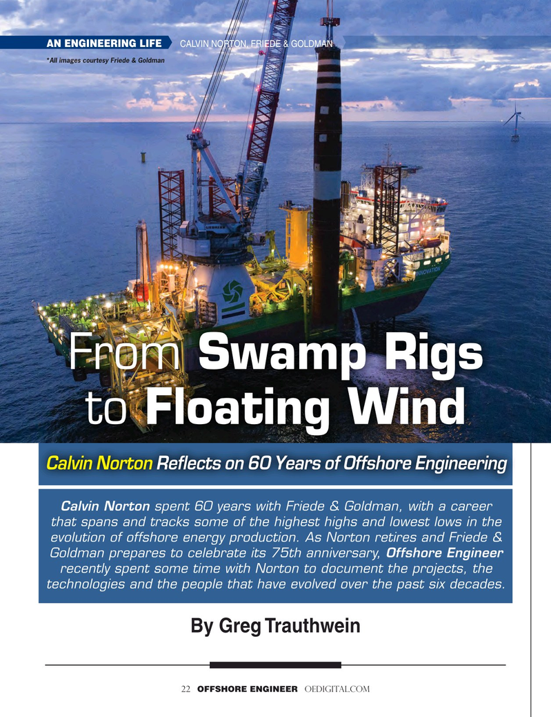 Offshore Engineer Magazine, page 22,  May 2025