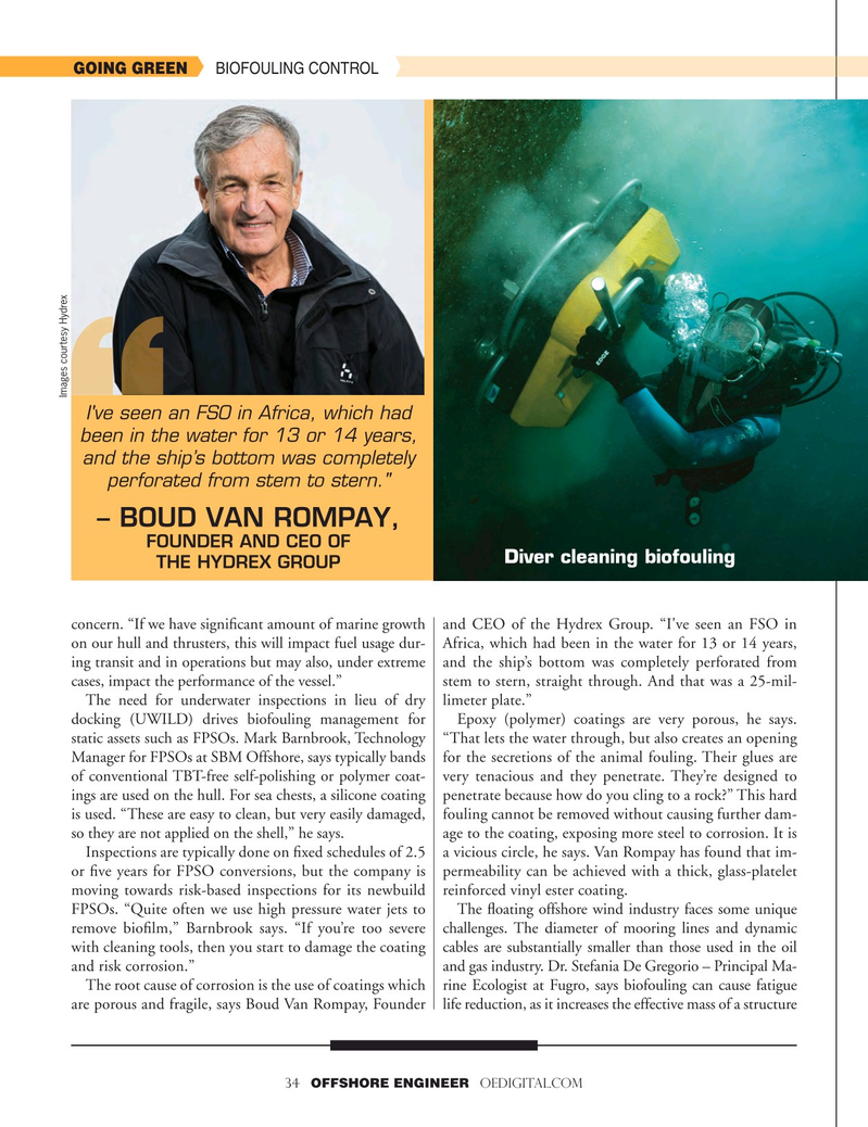 Offshore Engineer Magazine, page 34,  May 2025