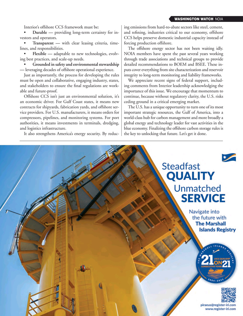 Offshore Engineer Magazine, page 21,  Jul 2025