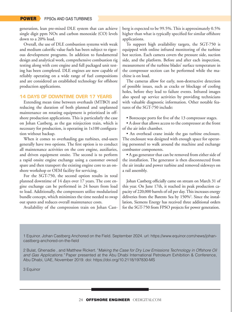 Offshore Engineer Magazine, page 24,  Jul 2025
