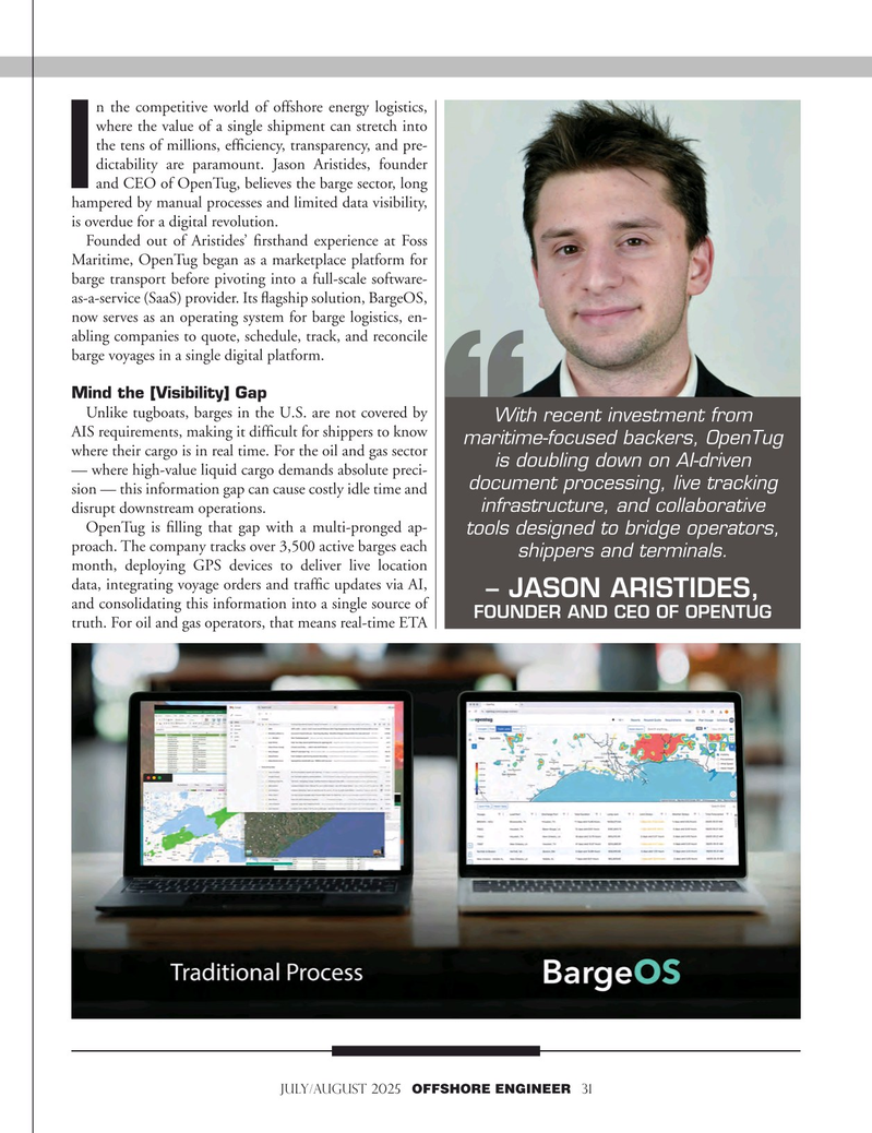 Offshore Engineer Magazine, page 31,  Jul 2025