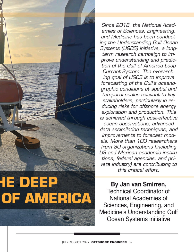 Offshore Engineer Magazine, page 35,  Jul 2025