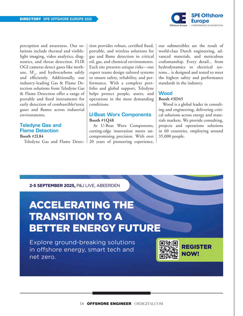 Offshore Engineer Magazine, page 54,  Jul 2025